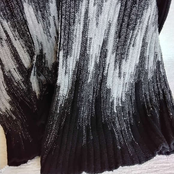 Chico's Black and Gray Cardigan Sweater - Picture 10 of 10